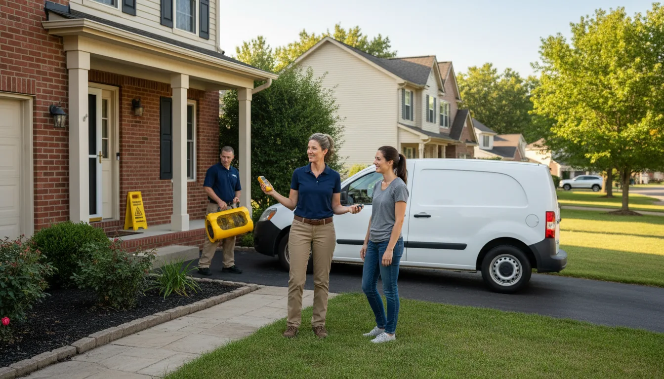 Residential water damage restoration in Lexington, GA